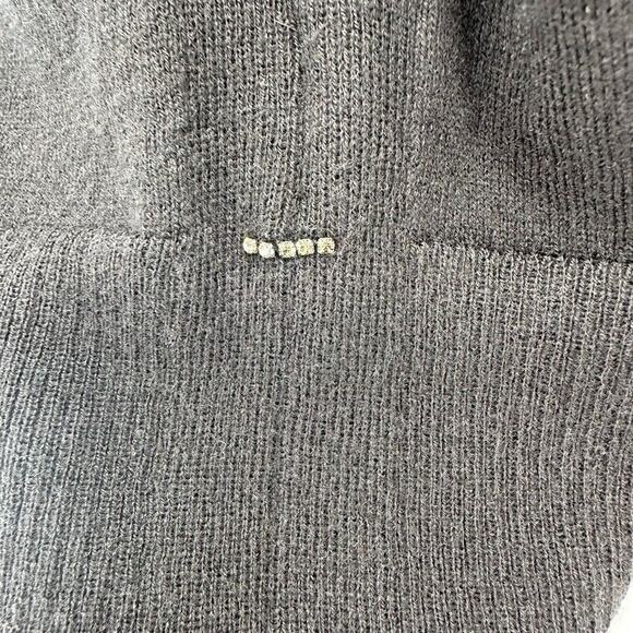 Lafayette 148 New York Cashmere Silk Sweater Top Womens S Black Knit Preppy City - Picture 8 of 10